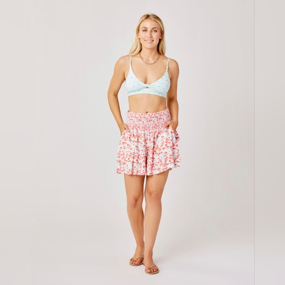 CARVE Designs Leah Shorts Grapefruit Bloom XS Extra Small Floral - Picture 2 of 10
